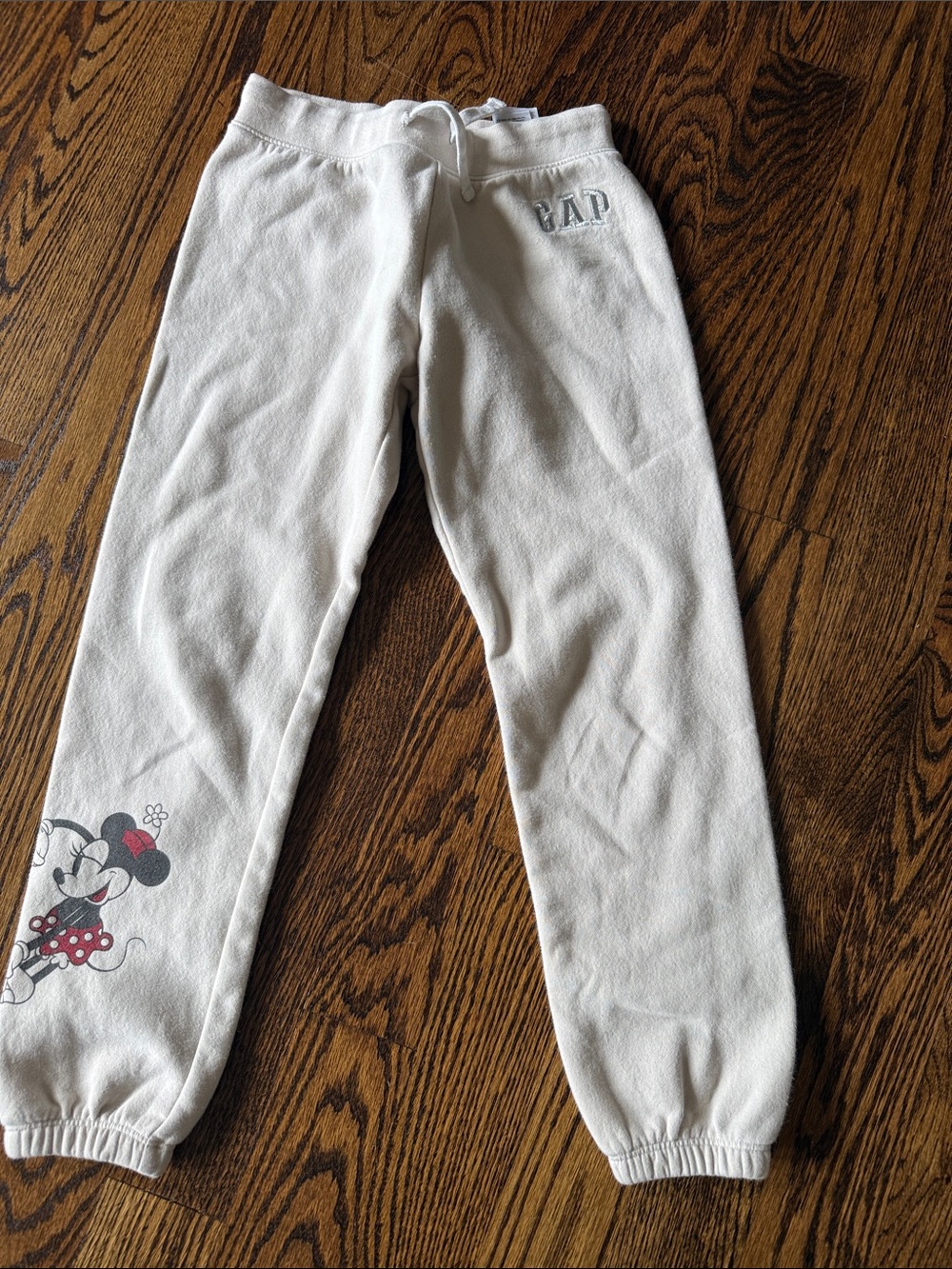 GAP Sweatpants with Minnie  & Micky Mouse Accent on Leg size 10-11